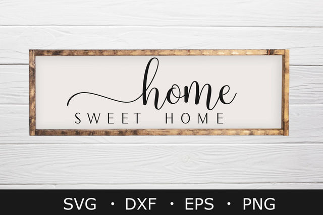 Home Sweet Home SVG Files for Cricut Designs, Farmhouse Svg SVG Chamsae Studio 