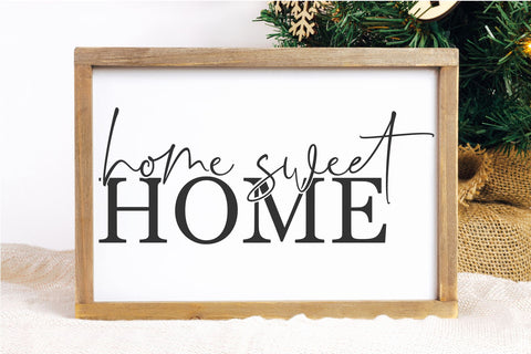 Home Sweet Home SVG files for Silhouette SVG Chamsae Studio 