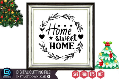 Home sweet home SVG, Home sweet home SVG DESIGNISTIC 