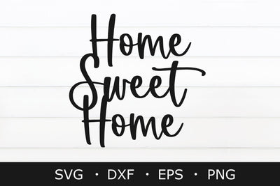Home sweet home svg / Png files for Silhouette SVG Chamsae Studio 