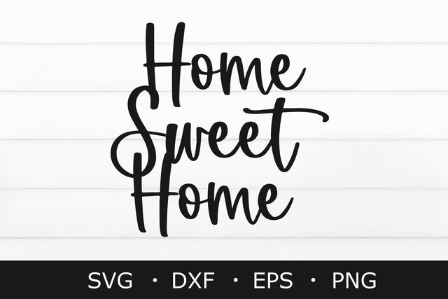Home sweet home svg / Png files for Silhouette SVG Chamsae Studio 