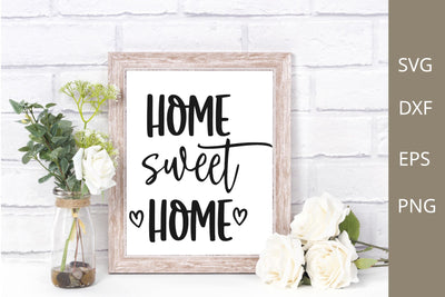 home sweet home svg / Png files SVG Chamsae Studio 