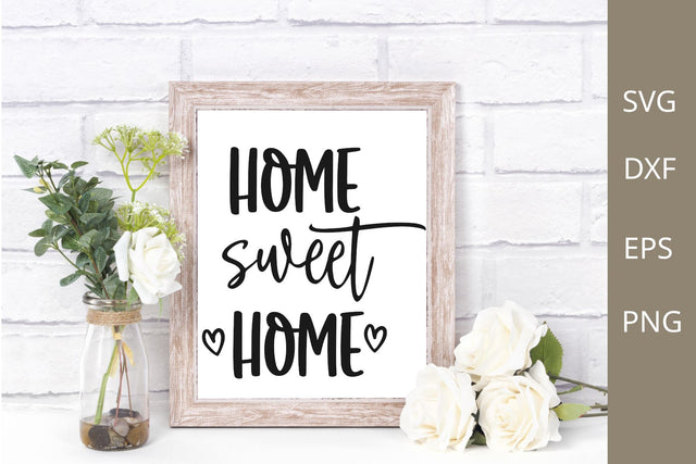 home sweet home svg / Png files SVG Chamsae Studio 
