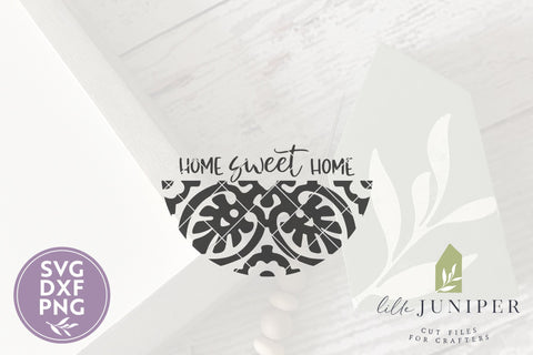 Home Sweet Home SVG | Round Tile SVG SVG LilleJuniper 
