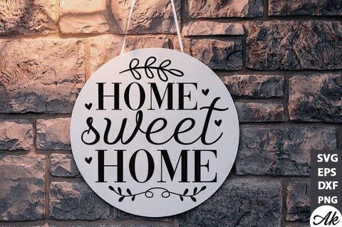 Home sweet home SVG SVG akazaddesign 