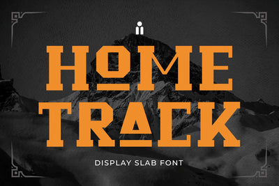 Home Track - Display Slab Font Font Illushvara Design 