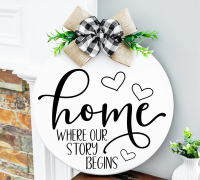 Home - Where our Story Begins SVG Cloth and Pine Designs 