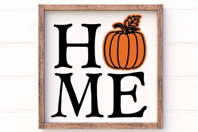 Home With Pumpkin SVG | So Fontsy SVG So Fontsy Design Shop 