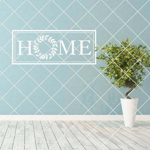 Home Wreath Sign SVG Abba Designs 
