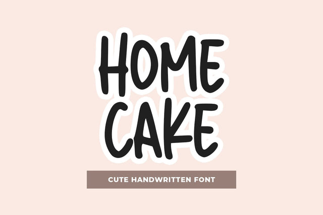 Homecake Font Abo Daniel Studio 