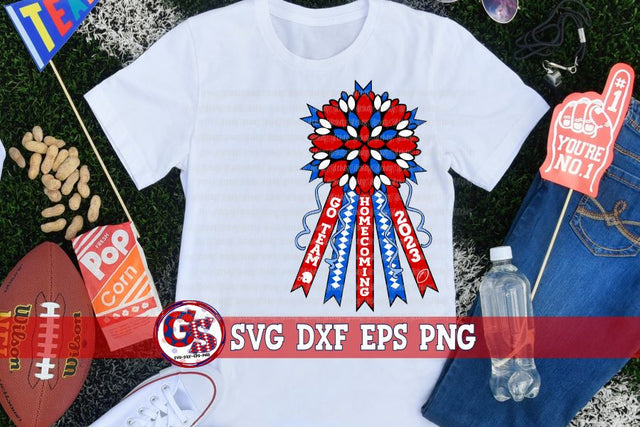 Homecoming Mum SVG DXF EPS PNG SVG Greedy Stitches 