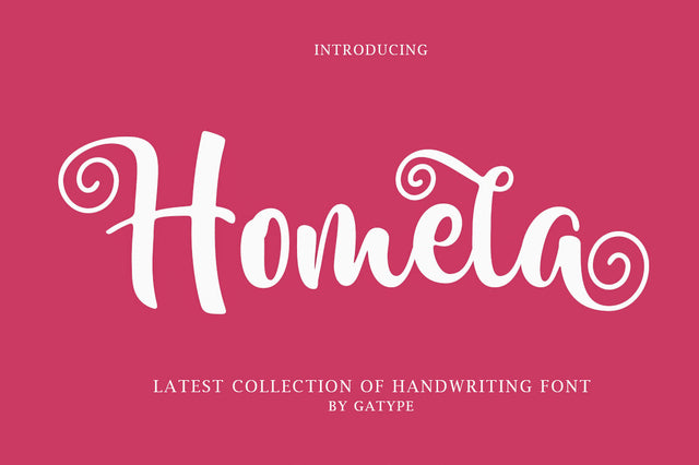 Homela Font gatype 