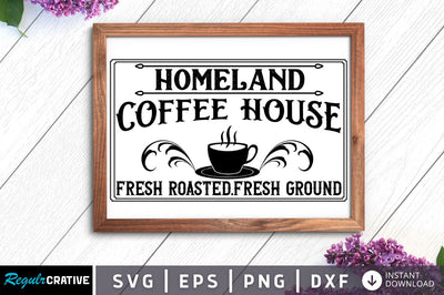 Homeland coffee house fresh SVG SVG Regulrcrative 