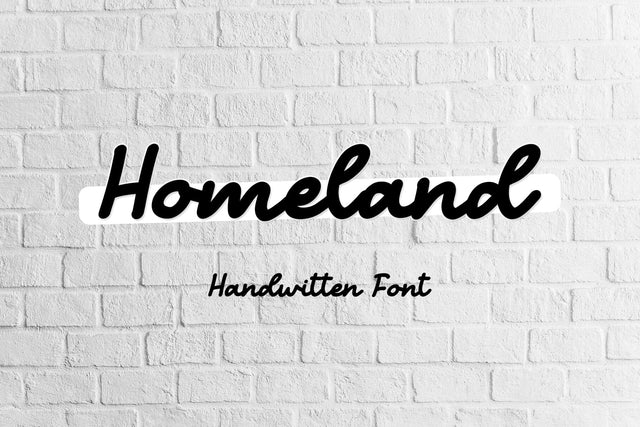 Homeland Font Afandi Studio 