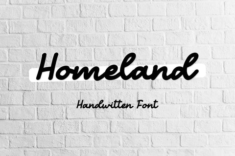 Homeland Font Afandi Studio 