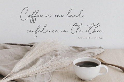 Homeland - Handwritten script Font Font Timur type 