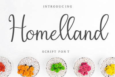 Homelland Font Chamsae Studio 