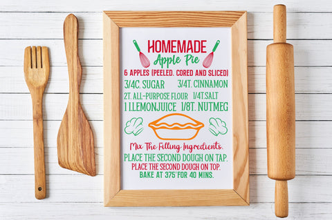 Homemade apple pie SVG Design SVG Regulrcrative 