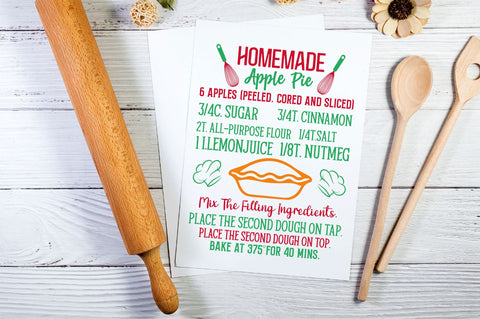 Homemade apple pie SVG Design SVG Regulrcrative 