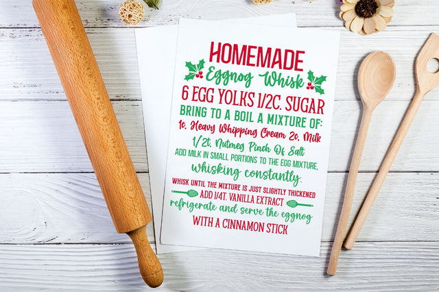 Homemade eggnog whisk 6 egg yolks SVG Design SVG Regulrcrative 