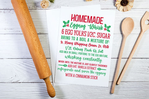 Homemade eggnog whisk 6 egg yolks SVG Design SVG Regulrcrative 