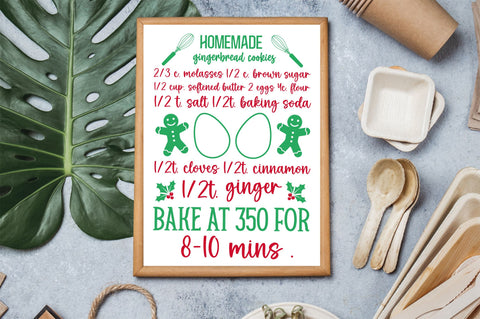 Homemade gingerbread cookies SVG Design SVG Regulrcrative 