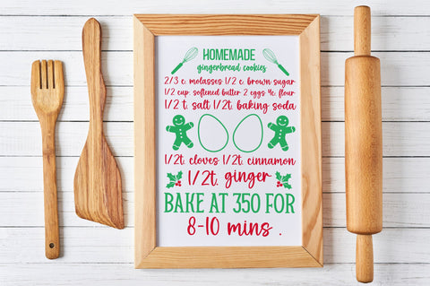 Homemade gingerbread cookies SVG Design SVG Regulrcrative 