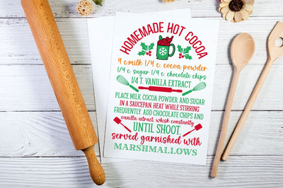 Homemade hot cocoa 4 c milk SVG Design SVG Regulrcrative 