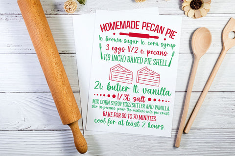 Homemade pecan pie SVG Design SVG Regulrcrative 