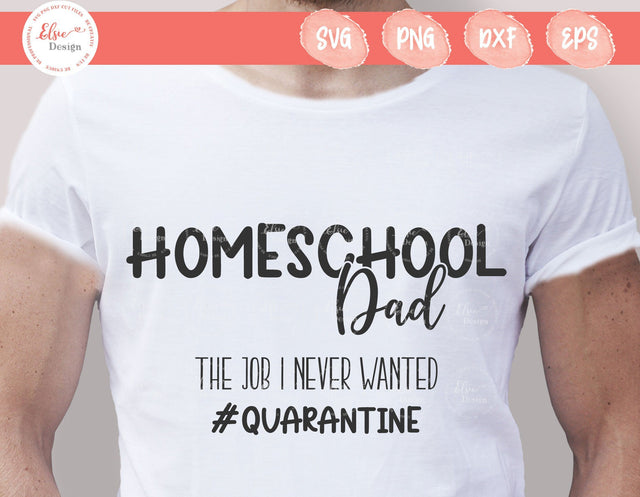 Homeschool Dad - SVG, PNG, DXF, EPS SVG Elsie Loves Design 