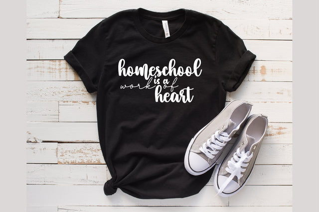 Homeschool is a work of heart SVG orpitasn 