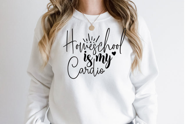 Homeschool is my cardio svg SVG orpitasn 