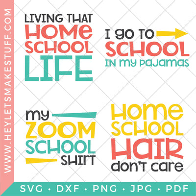 Homeschool Kid Bundle SVG Hey Let's Make Stuff 