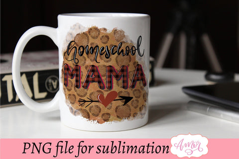 Homeschool mama Sublimation design for T-shirts Sublimation Amorclipart 