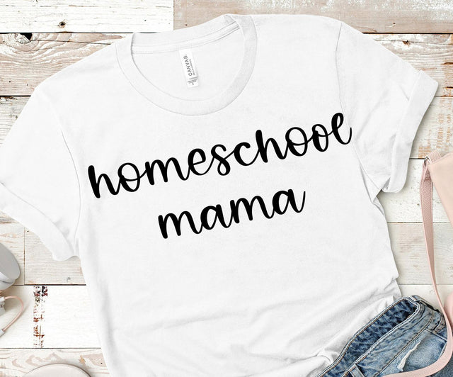homeschool mama svg, mama svg files, mama svg bundle, homeschool mom svg, school svg, virtual learning svg SVG WildOakSVG 