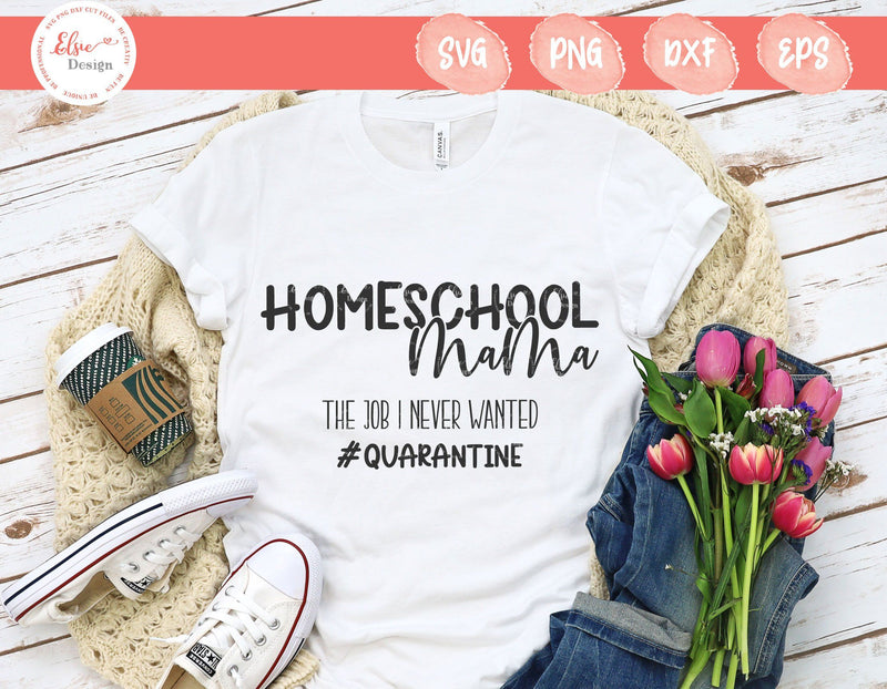 Homeschool Mama - SVG, PNG, DXF, EPS SVG Elsie Loves Design 