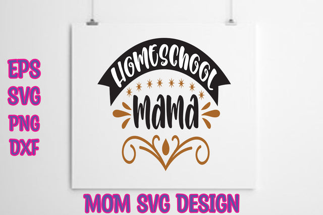 Homeschool mama SVG thesvgfactory 