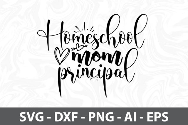 Homeschool mom principal svg SVG orpitasn 