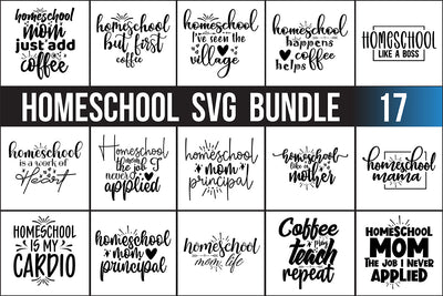 Homeschool Mom SVG Bundle SVG orpitasn 