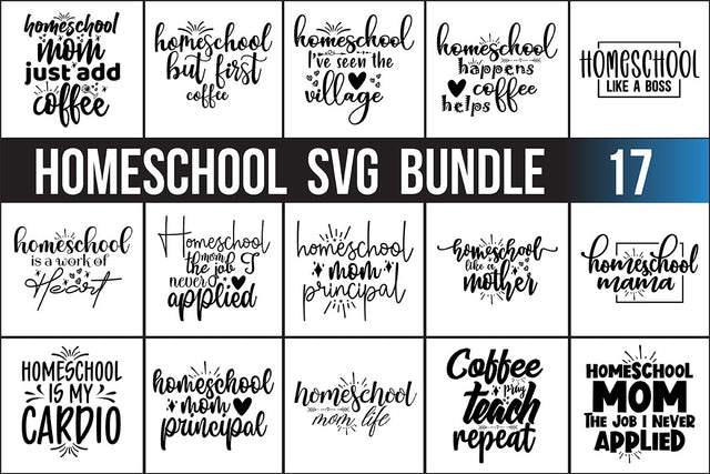 Homeschool Mom SVG Bundle SVG orpitasn 