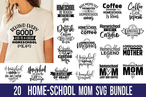 Homeschool Mom SVG Bundle SVG orpitasn 