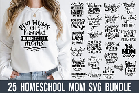 Homeschool Mom SVG Bundle SVG orpitasn 
