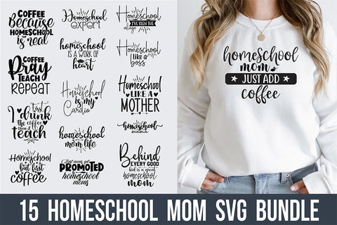 Homeschool Mom SVG Bundle SVG orpitasn 