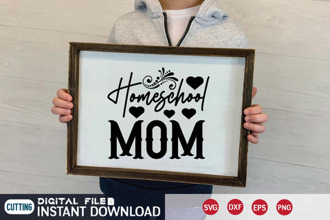 Homeschool Mom SVG designer krishna 