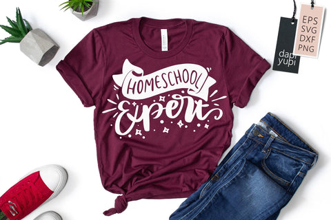Homeschool SVG Homeschool Expert Quotes SVG dapiyupi store 