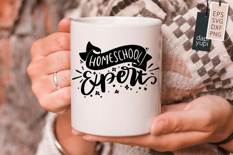 Homeschool SVG Homeschool Expert Quotes SVG dapiyupi store 