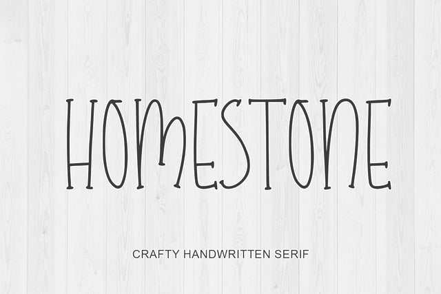 Homestone Font Abo Daniel Studio 