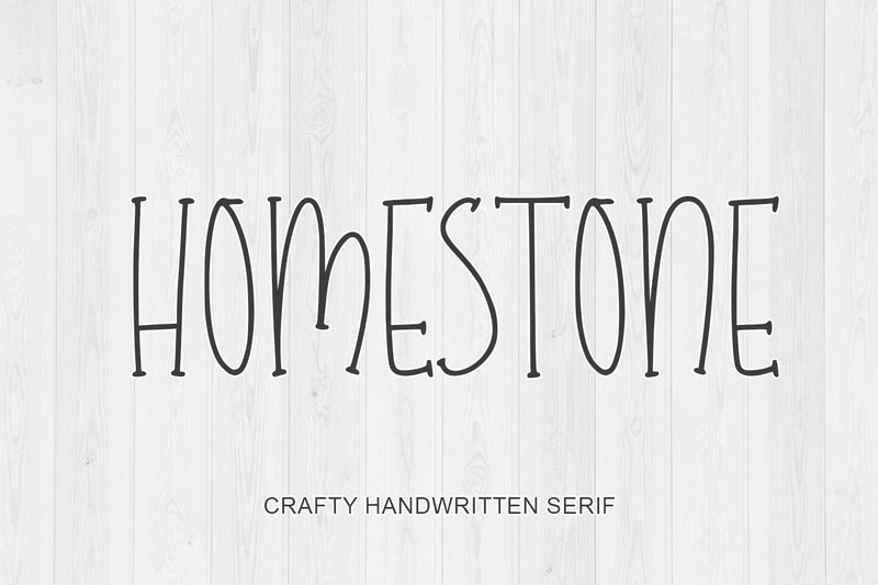 Homestone Font Abo Daniel Studio 