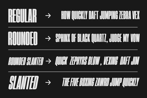 Homura - Condensed Font Arterfak Project 