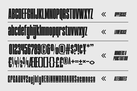 Homura - Condensed Font Arterfak Project 